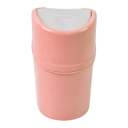 Mini Trash Can Dustbin Plastic Garbage Can With Lid (1 Pc) - Zidbik