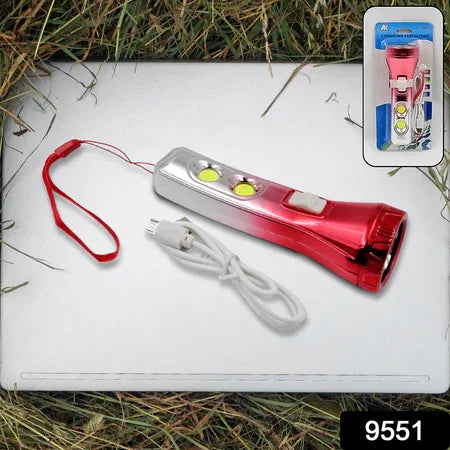 Multi Functional 3 Led Torchlight Flashlight (1 Pc) - Zidbik