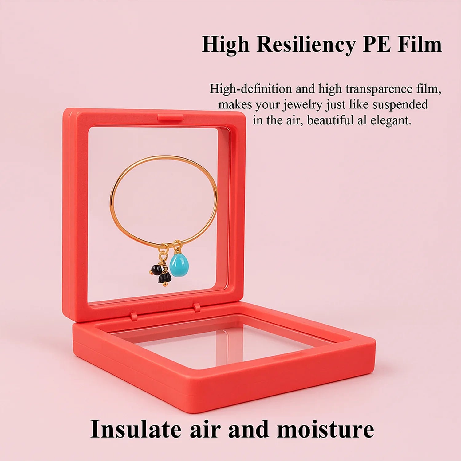 Transparent Jewellery Display Box (9x9 Cm 1 Pc) - Zidbik