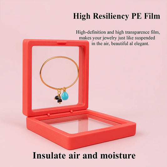 Transparent Jewellery Display Box (9x9 Cm 1 Pc) - Zidbik