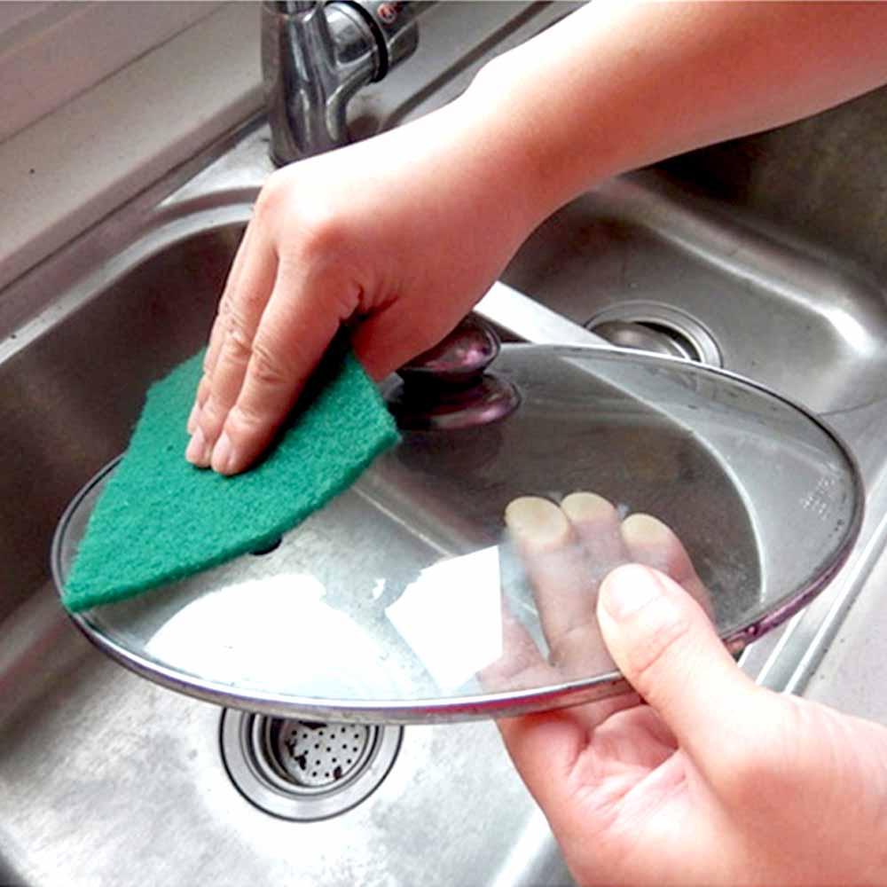 3438 Scrub Sponge Cleaning Pads Aqua Green - Zidbik