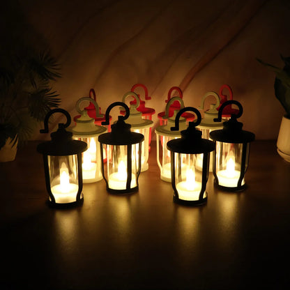 Decorative Lantern Shaped Flameless Led Candles (12 Pc) - Zidbik