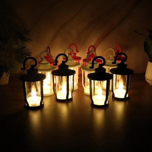Decorative Lantern Shaped Flameless Led Candles (12 Pc) - Zidbik