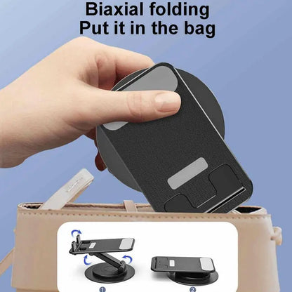 Mobile Holder Rotating Foldable Stand Height Angle Adjustable Phone Holder Stand Portable Mobile Stand For Desk With All Mobile Phones (1 Pc) - Zidbik