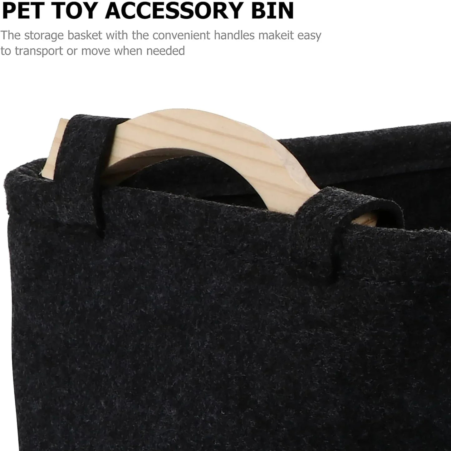 Pet Toy Storage Basket - ( 39 29 17 Cm 1 Pc) - Zidbik