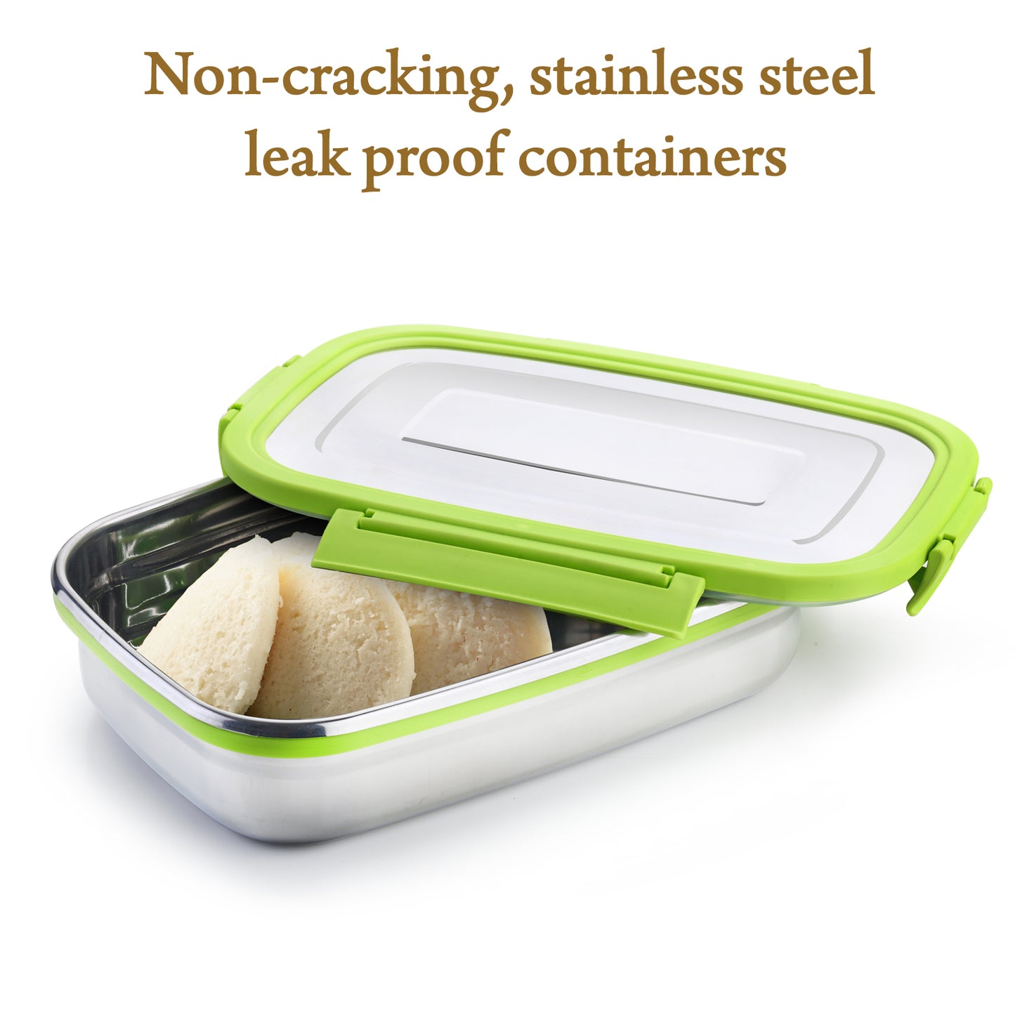 8131 Stainless Steel Lunch Pack For Office  School Use - Zidbik
