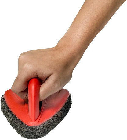 1403 Bathroom Brush With Abrasive Scrubber For Superior Tile Cleaning - Zidbik