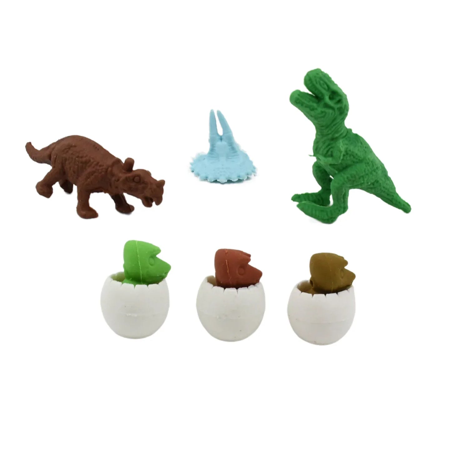 18030 Dinosaur Shaped Erasers Egg Shape Eraser For Kids Dinosaur Erasers Puzzle 3d Eraser Mini Eraser Dinosaur Toys Desk Pets For Students Classroom Prizes Class Rewards Party Favors (5 Pcs Set) - Zidbik