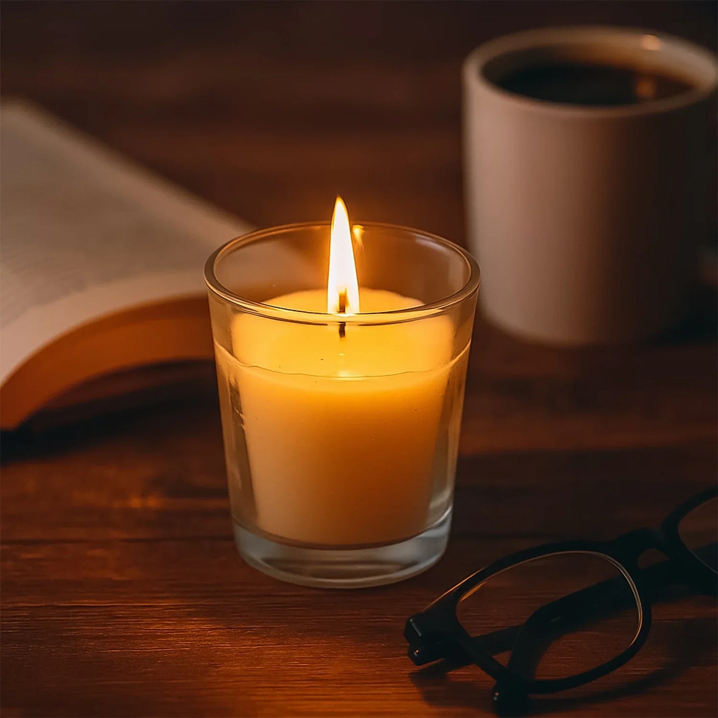 Inlief Scented Votive Jar Candle In Glass Sweet Dreams Soy Blend Candle (50 Gm) - Zidbik