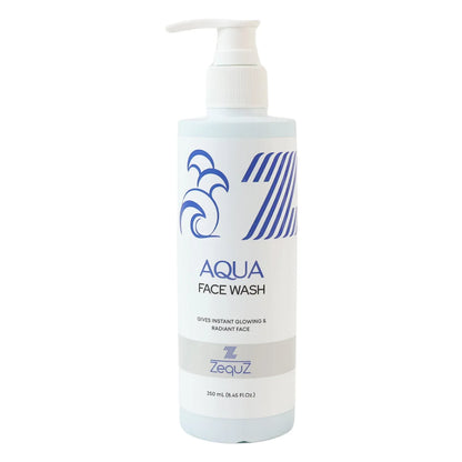 Zequz Hydrating Aqua Face Wash - (1 Pc 250 Ml) - Zidbik