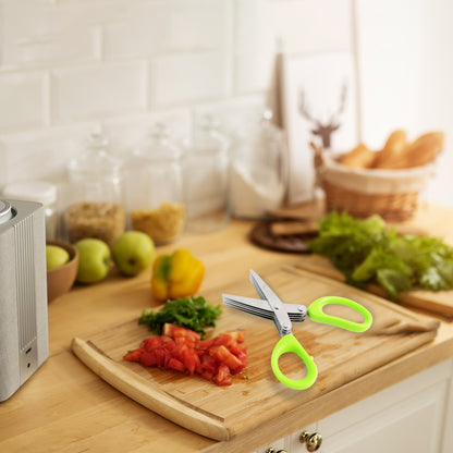 Premium 5 Blade Multipurpose Herb Scissors (1 Pc) - Zidbik