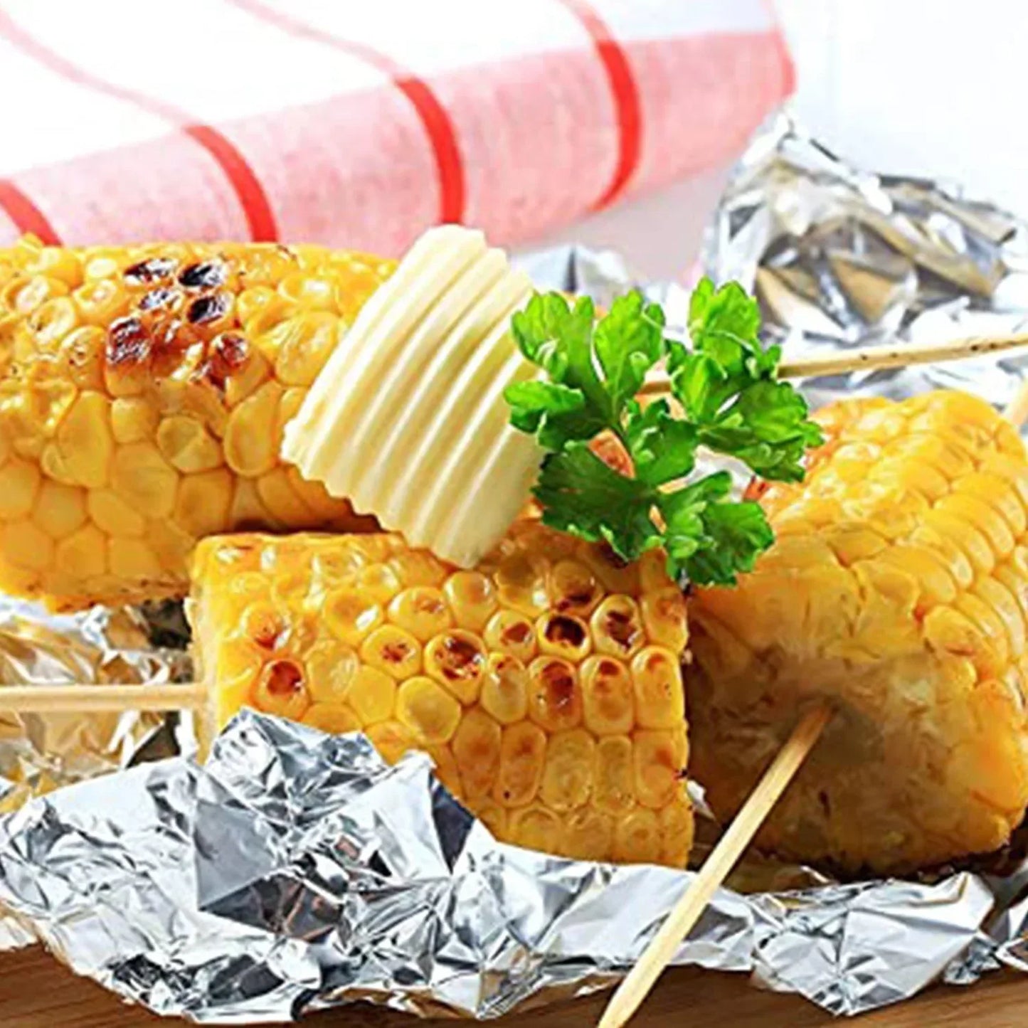 5990 Aluminum Foil Roll Heavy Duty Non Stick Thick Aluminum Foil Sheet Baking Grilling Tool (9 Mtr) - Zidbik