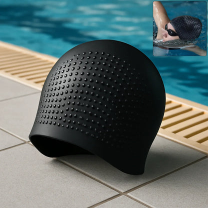 Premium Silicone Waterproof Swimming Cap (1 Pc) - Zidbik