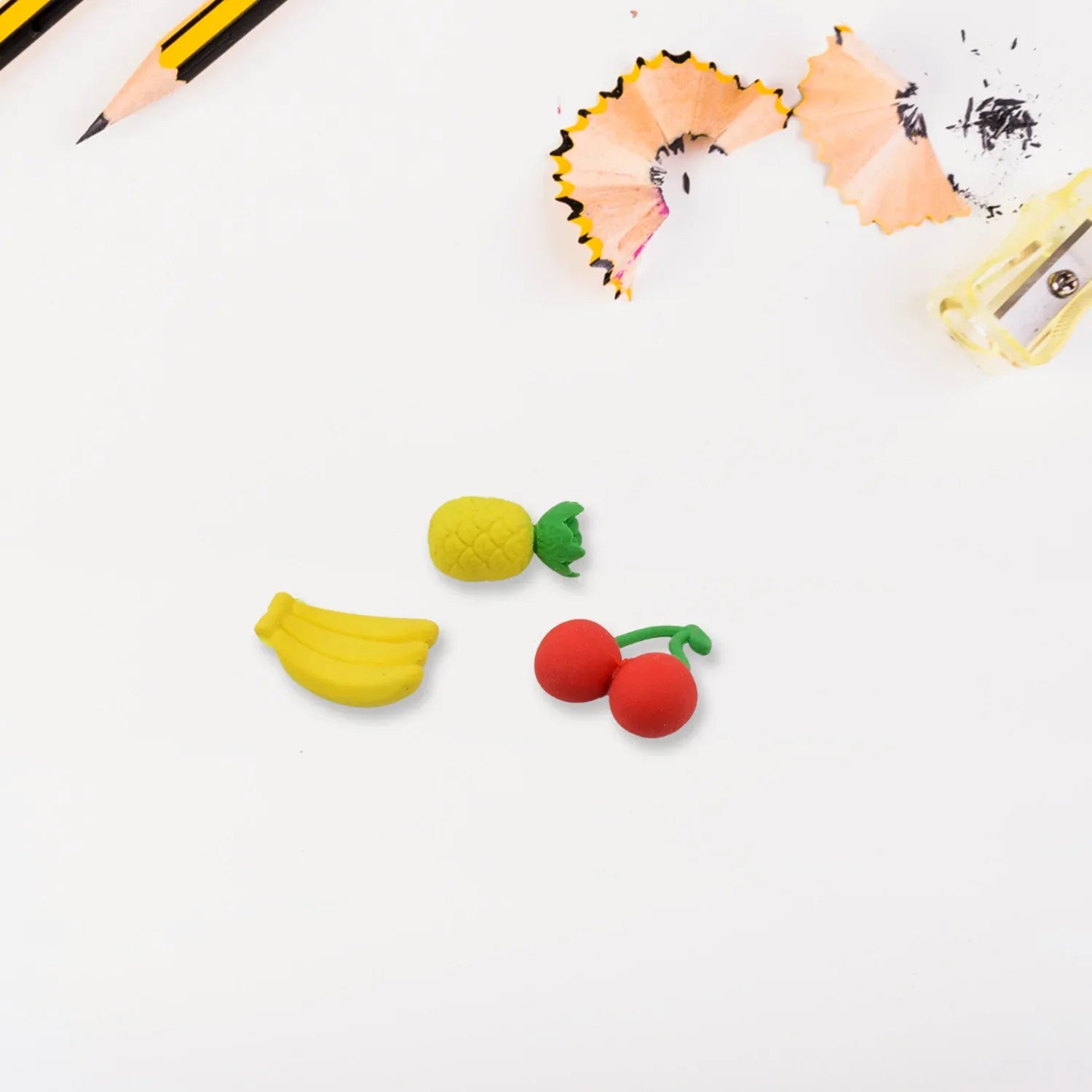 Mix Design Fancy Stylish Colorful Erasers (1 Set 3 Pc Set) - Zidbik