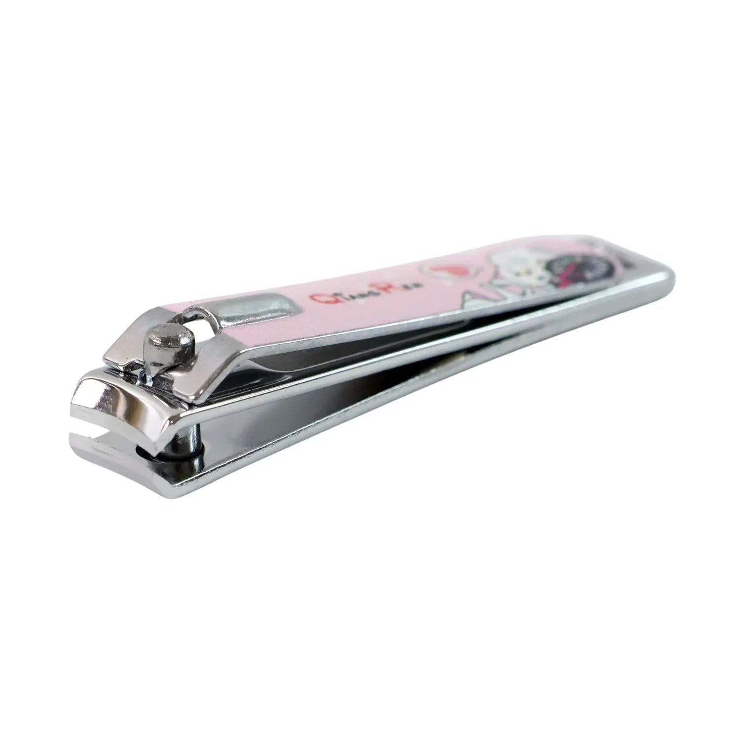 Cute Nail Clipper With Nail Catcher Nail File - Stainless Steel (1 Pc) - Zidbik