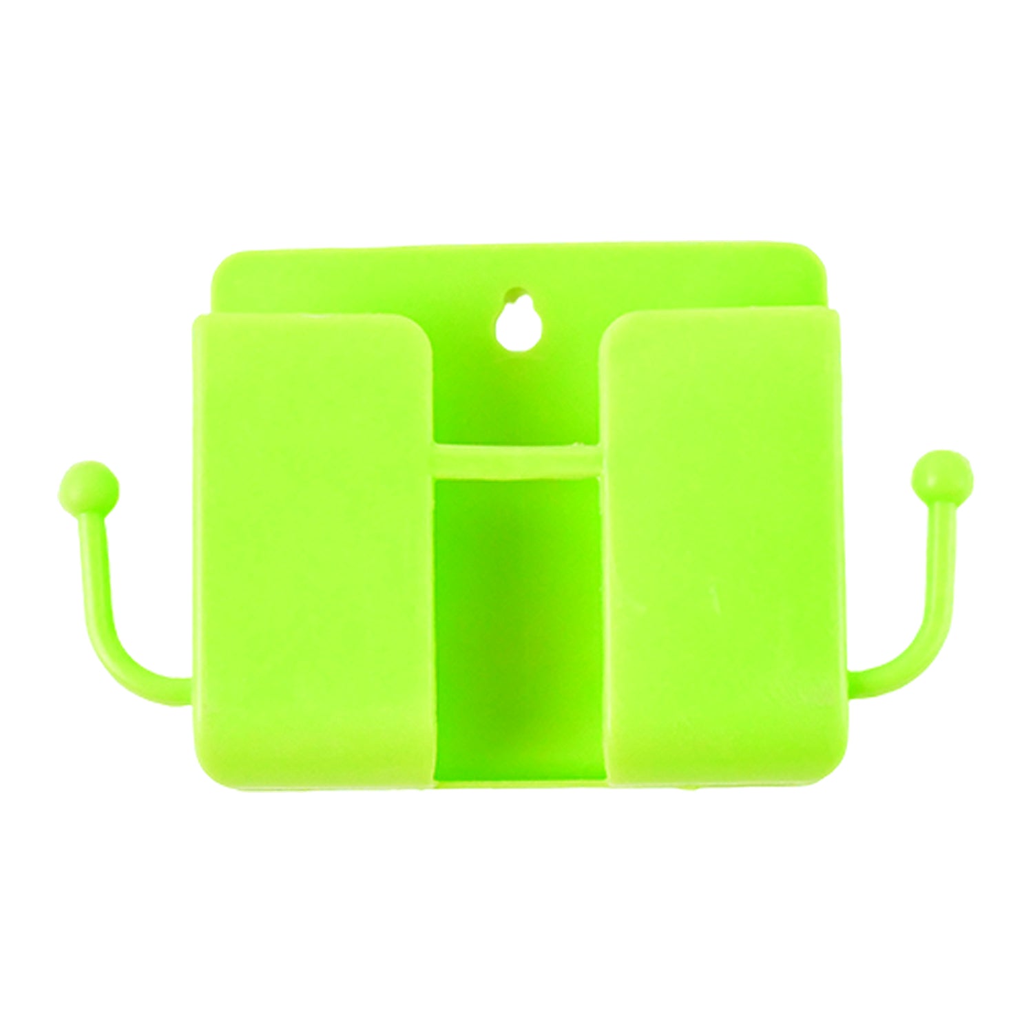 1 Pc Neon Green Wallmount Mobile Stand With Hook - Zidbik
