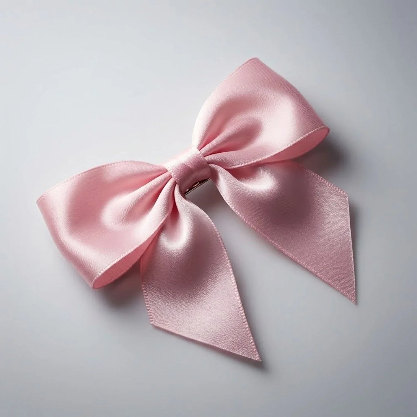 Elegant Satin Hair Bow Clip For Girls Women (1 Pc) - Zidbik