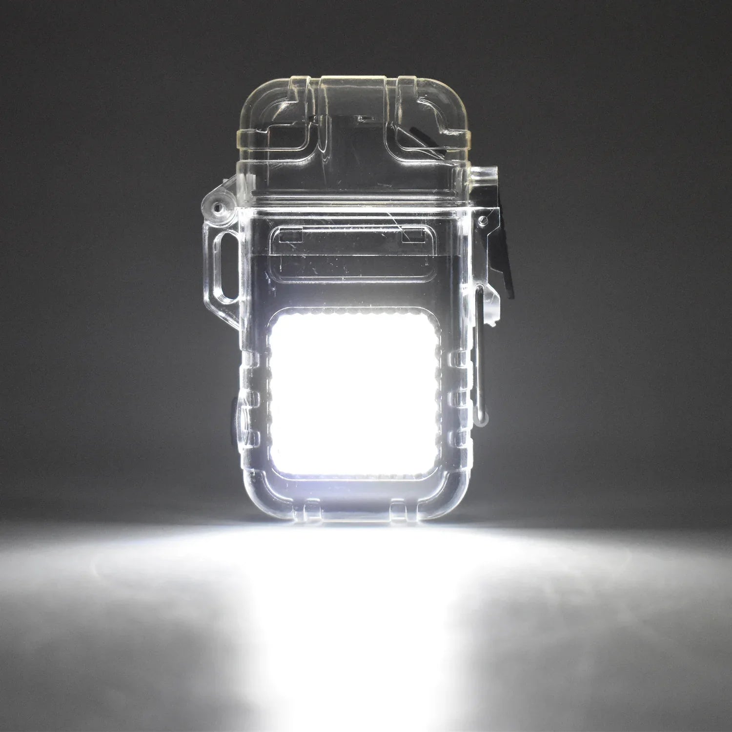 Usb Rechargeable Electric Lighter 3 Modes Cob Flashlight (1 Pc) - Zidbik