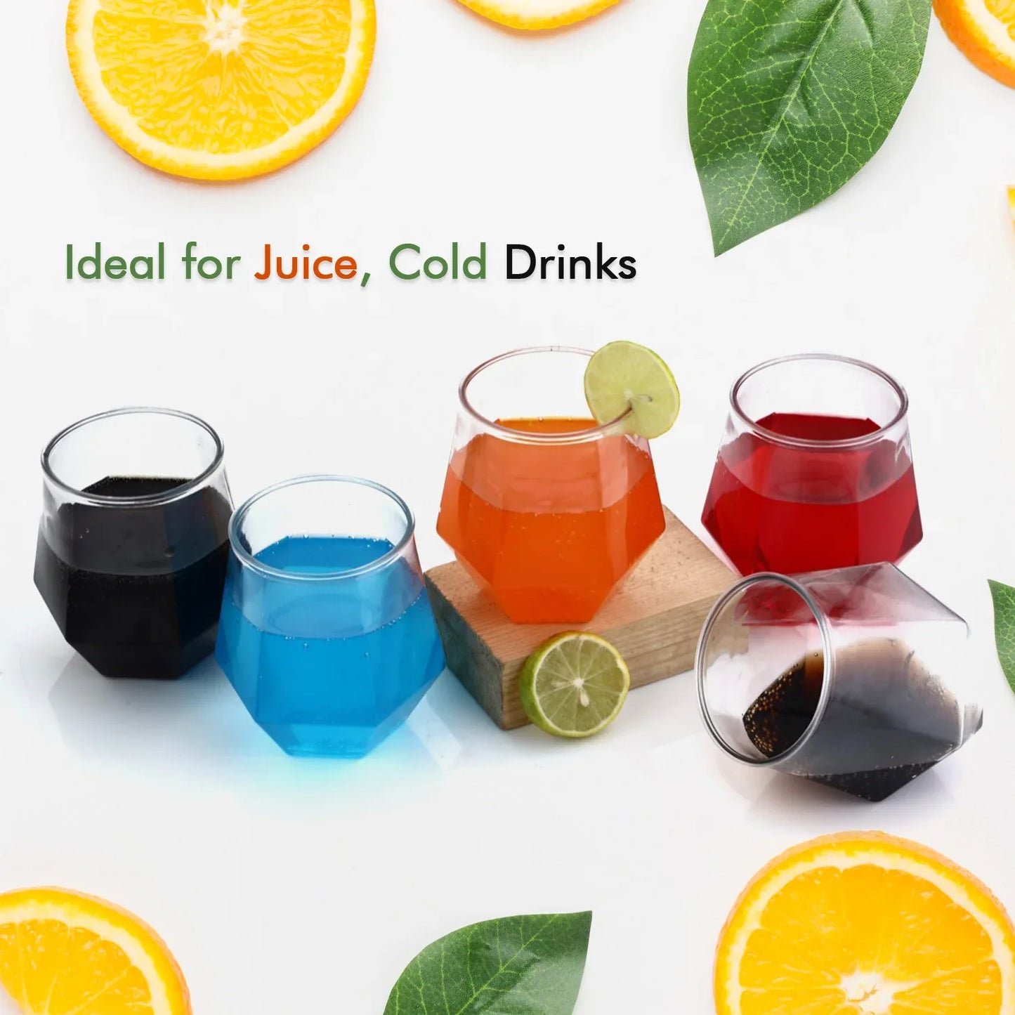 5328 Premium Transparent Pilsner Glasses Beer Juice Mocktail Lassi Glasses For Better Head Retention Aroma And Flavor Crystal Plastic Glass - Zidbik
