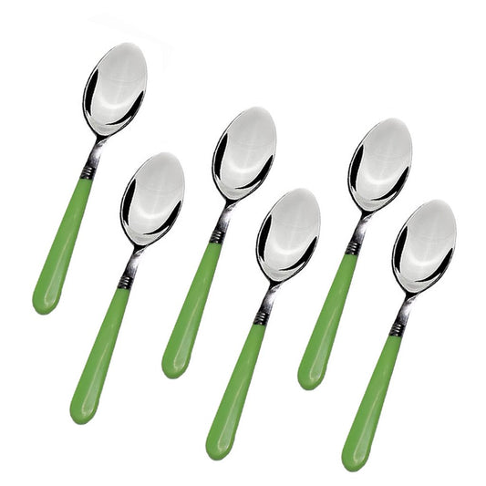2269 Stainless Steel Spoon With Comfortable Grip Dining Spoon Set Of 6 Pcs - Zidbik