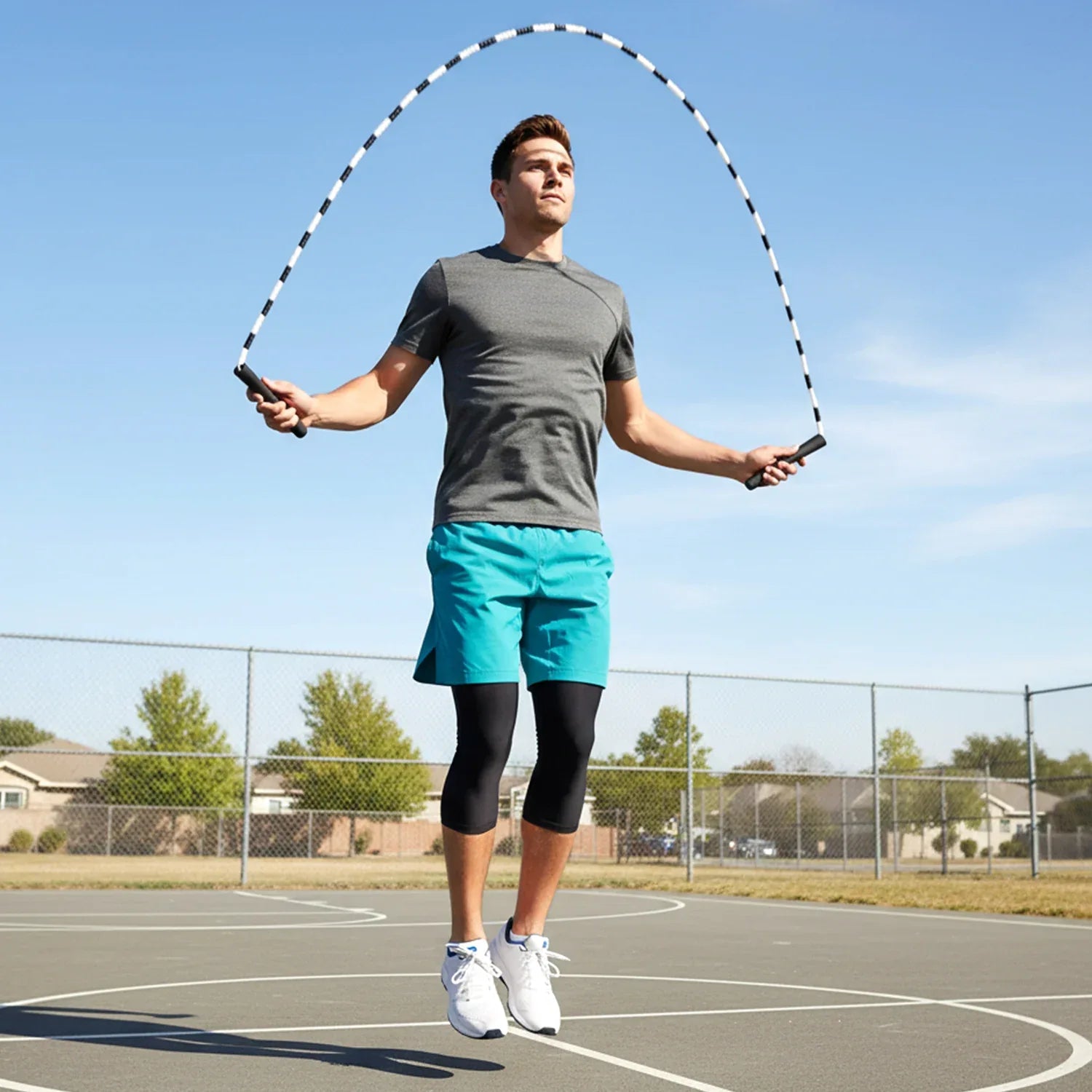 Skipping Rope For Fitness Workout (1 Set) - Zidbik