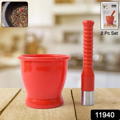 Ritu Heavy Duty Unbreakable Plastic Khal Batta Set (2 Pcs Set) - Zidbik