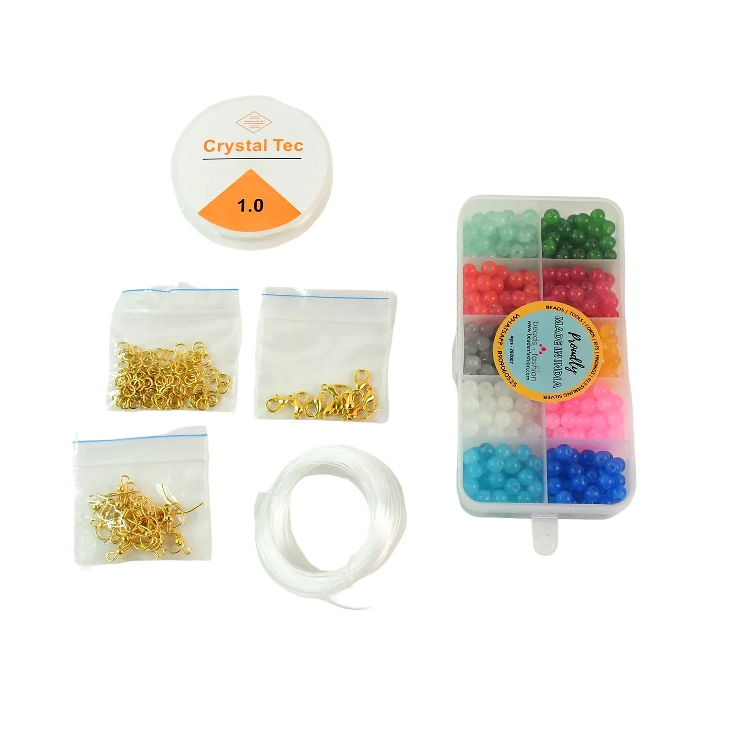 Premium Diy Jewellery Making Kit (1 Set) - Zidbik