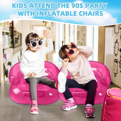 Inflatable Sofa Chair For Boys And Girls Suitable For Camping (28 Inch Approx 1 Set) - Zidbik