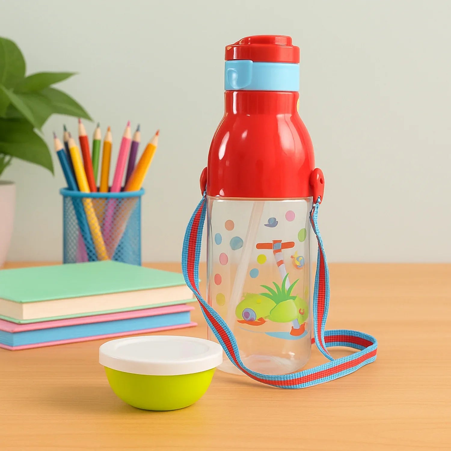 0273 Plastic Tranparent Sports Insulated Water Bottle With Dori Straw Easy To Carry High Quality Water Bottle Bpa-free Leak-proof For Kids School For Fridge Office Sports School Gym Yoga (1 Pc 800ml) - Zidbik