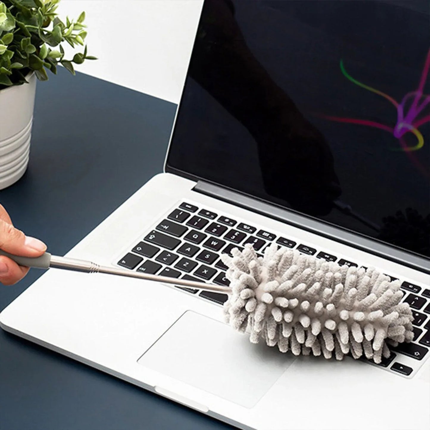 6017 Multipurpose Microfiber Fan Cleaning Duster For Quick And Easy Cleaning - Zidbik