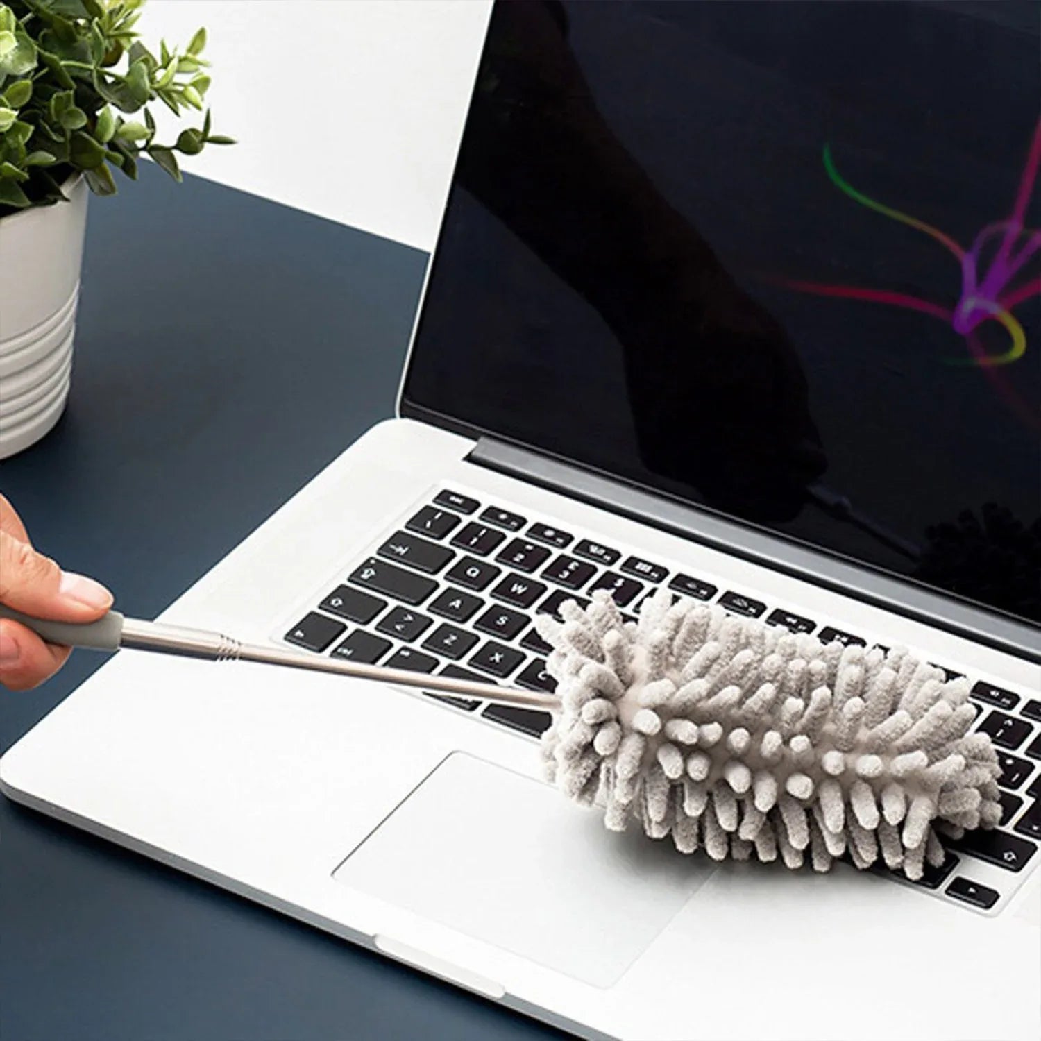 6017 Multipurpose Microfiber Fan Cleaning Duster For Quick And Easy Cleaning - Zidbik