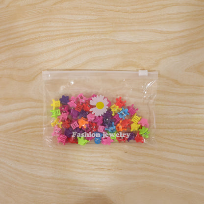 Colorful Mini Hair Claw Clips Set (1 Set)