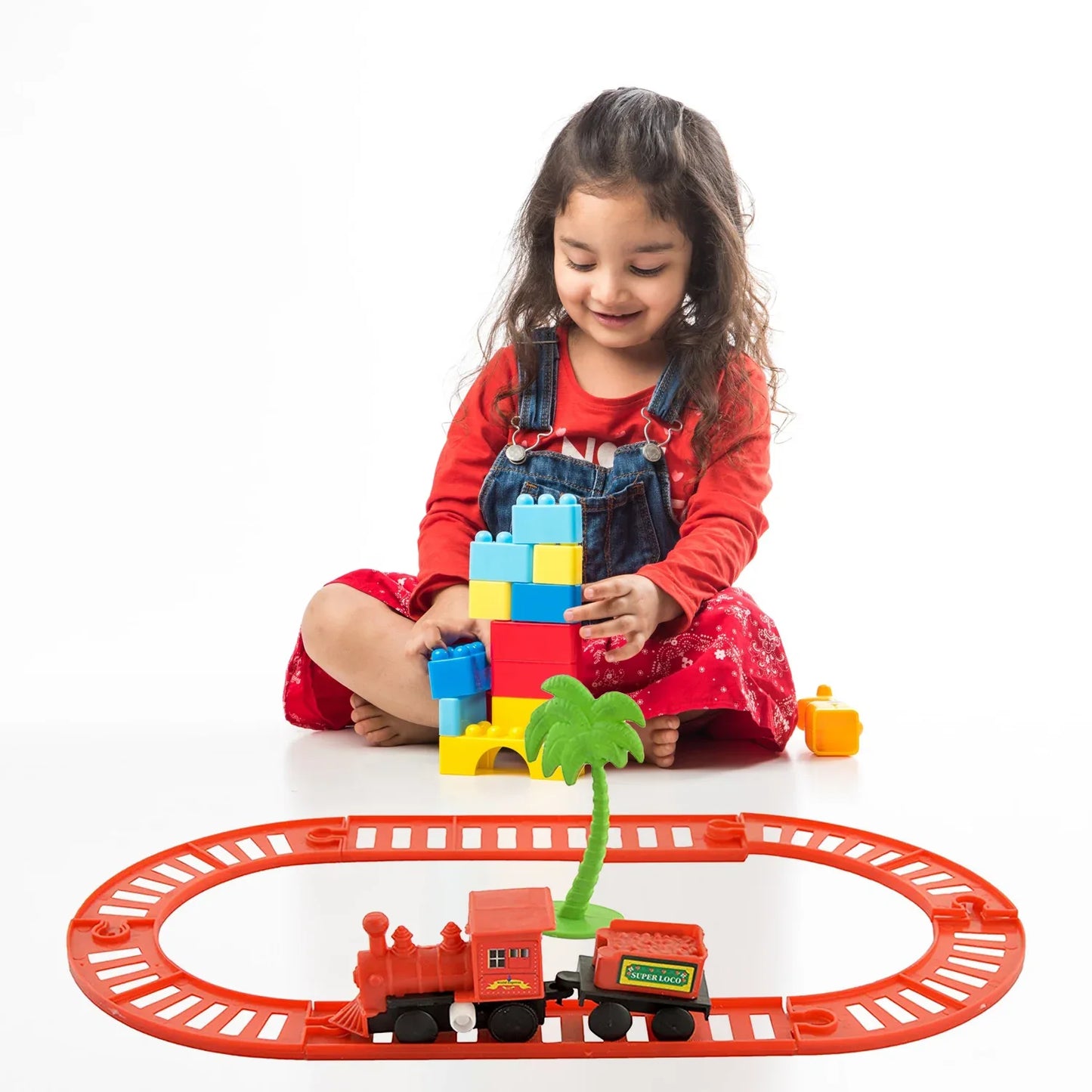4470 World Express Mini Train Play Set For Kids - Zidbik