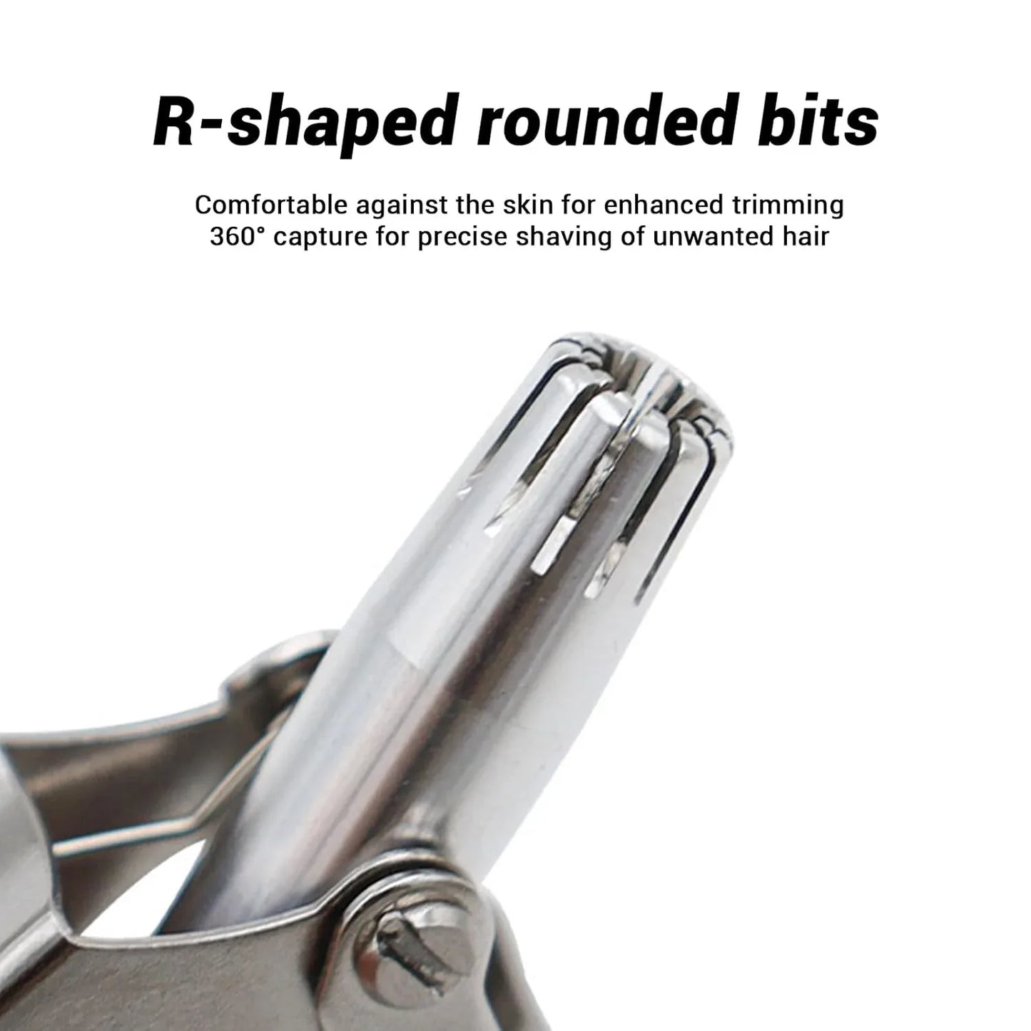 Stainless Steel Painless Nose Hair Remover (1 Pc) - Zidbik