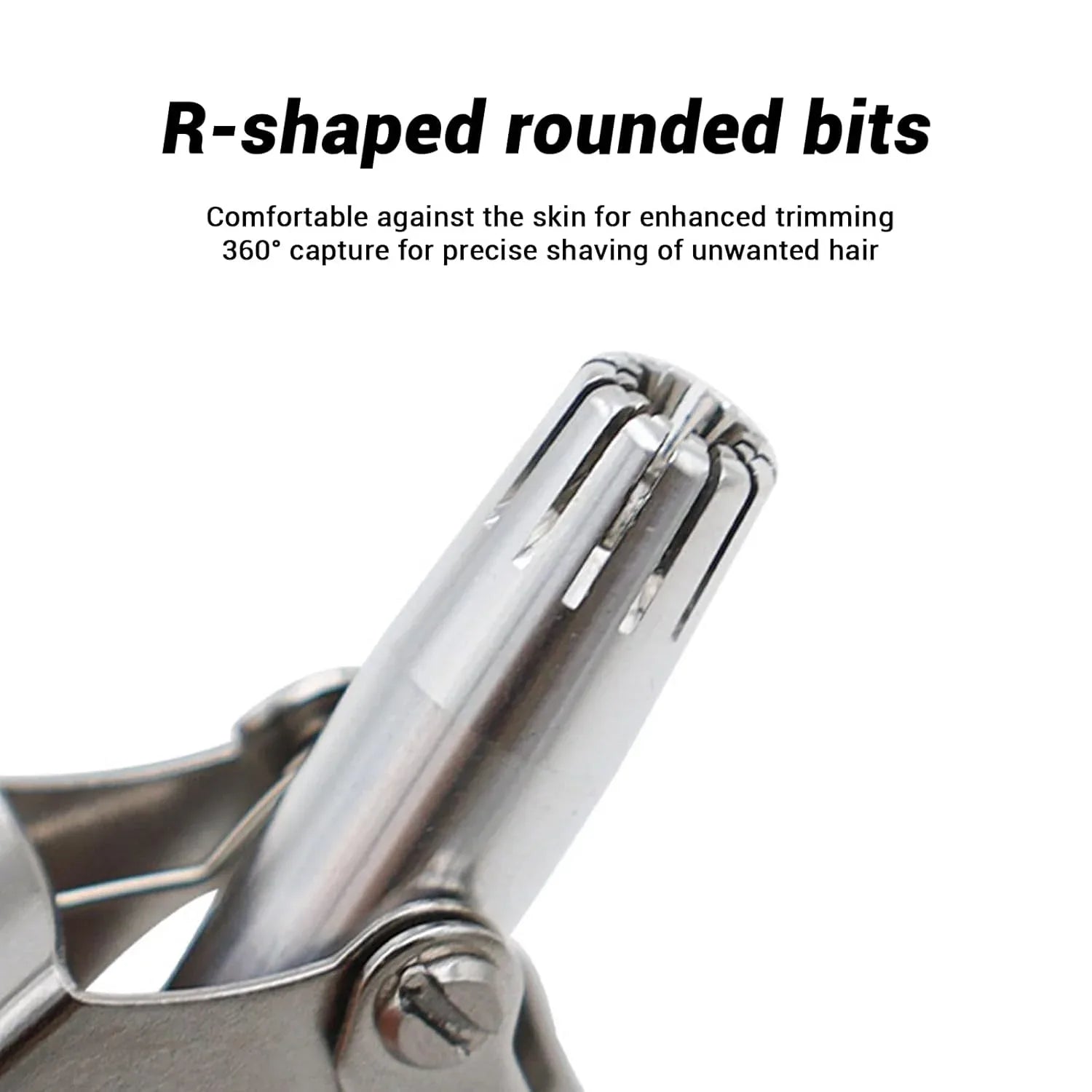 Stainless Steel Painless Nose Hair Remover (1 Pc) - Zidbik