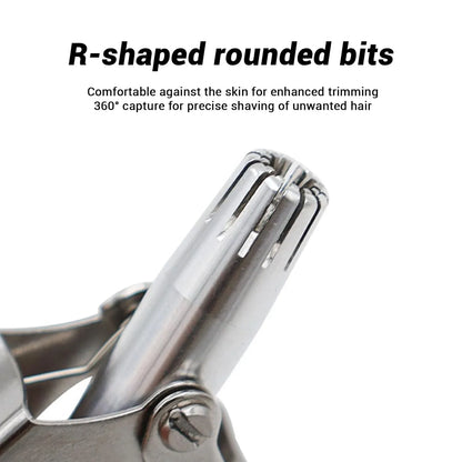 Stainless Steel Painless Nose Hair Remover (1 Pc) - Zidbik