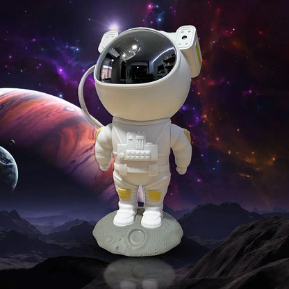 Astronaut Galaxy Star Projector for Kids & Adults | Robot Sky Night Lamp with Remote Control | Bedroom Space Light Projector - Zidbik