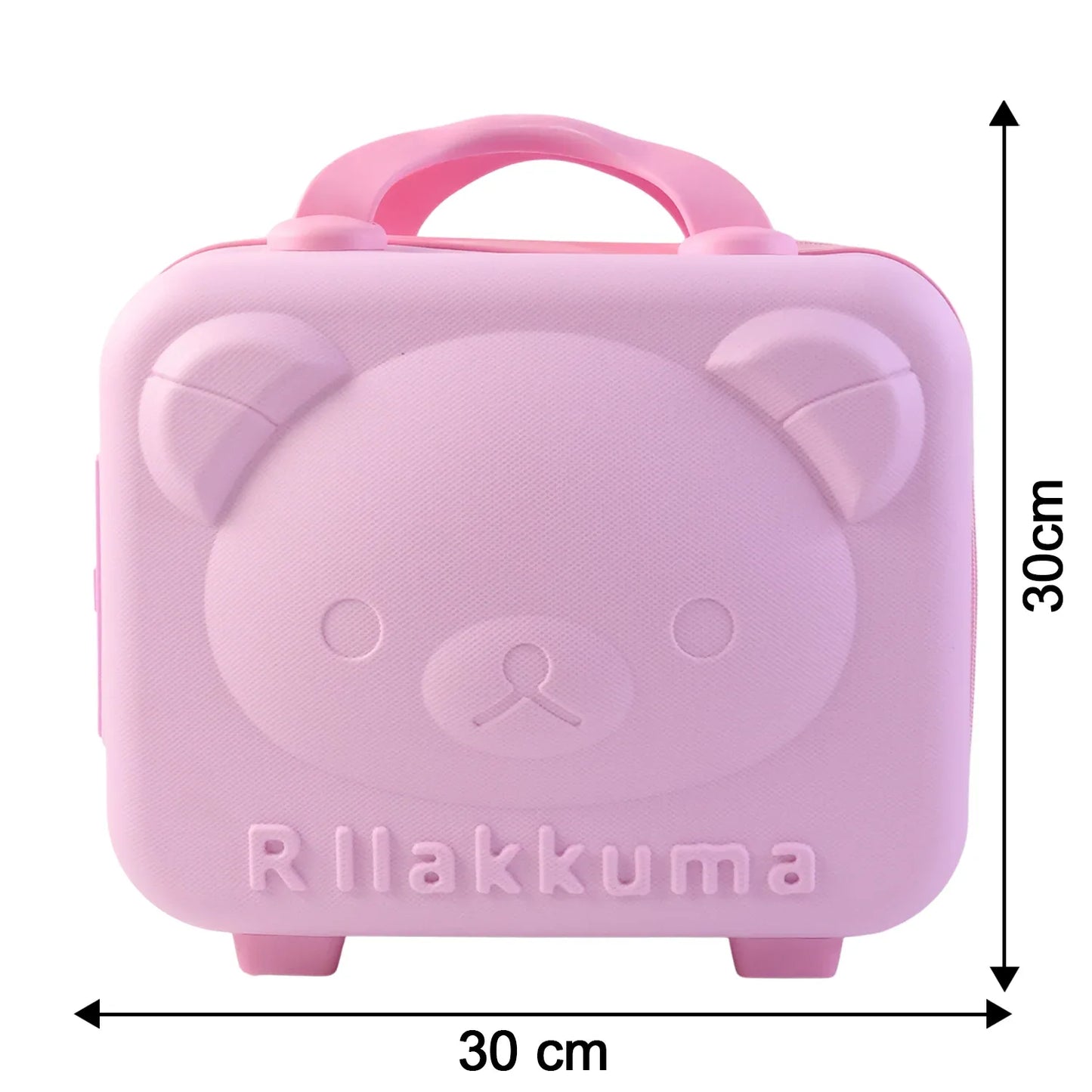 3-digit Number Lock Kids Bear-shaped Hard Shell Storage Carry Case With Handle - Zidbik
