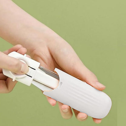 Dual-use Knife And Peeler 2-in-1 Stainless Steel Blades Wiith Case (1 Pc) - Zidbik