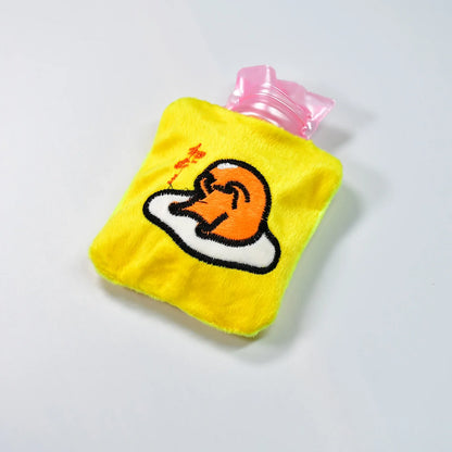 6515 Yellow Duck Head Small Hot Water Bag With Cover For Pain Relief Neck Shoulder Pain And Hand Feet Warmer Menstrual Cramps. - Zidbik