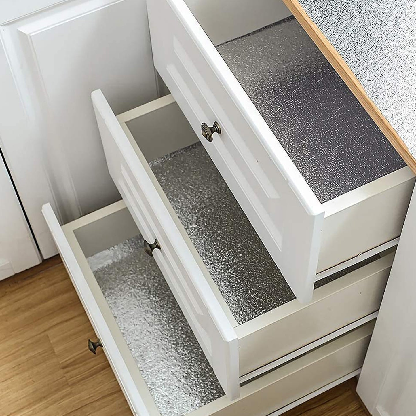 Self-adhesive Kitchen Back Splash Wallpaper Aluminum Foil Wall Paper (60200 Cm) - Zidbik