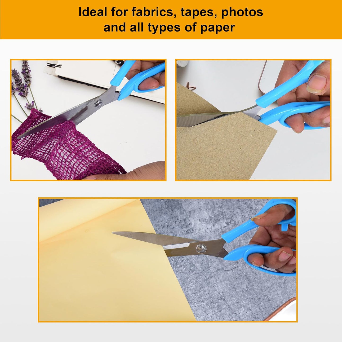 556 Carbo Titanium Stainless Steel Scissors (10 Inch) - Zidbik