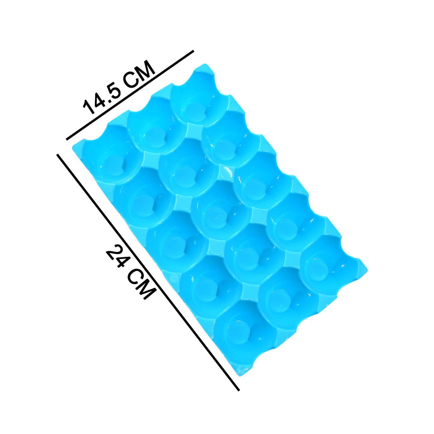 2206 Egg Trays For Storage With 15 Eggs Holder - Zidbik