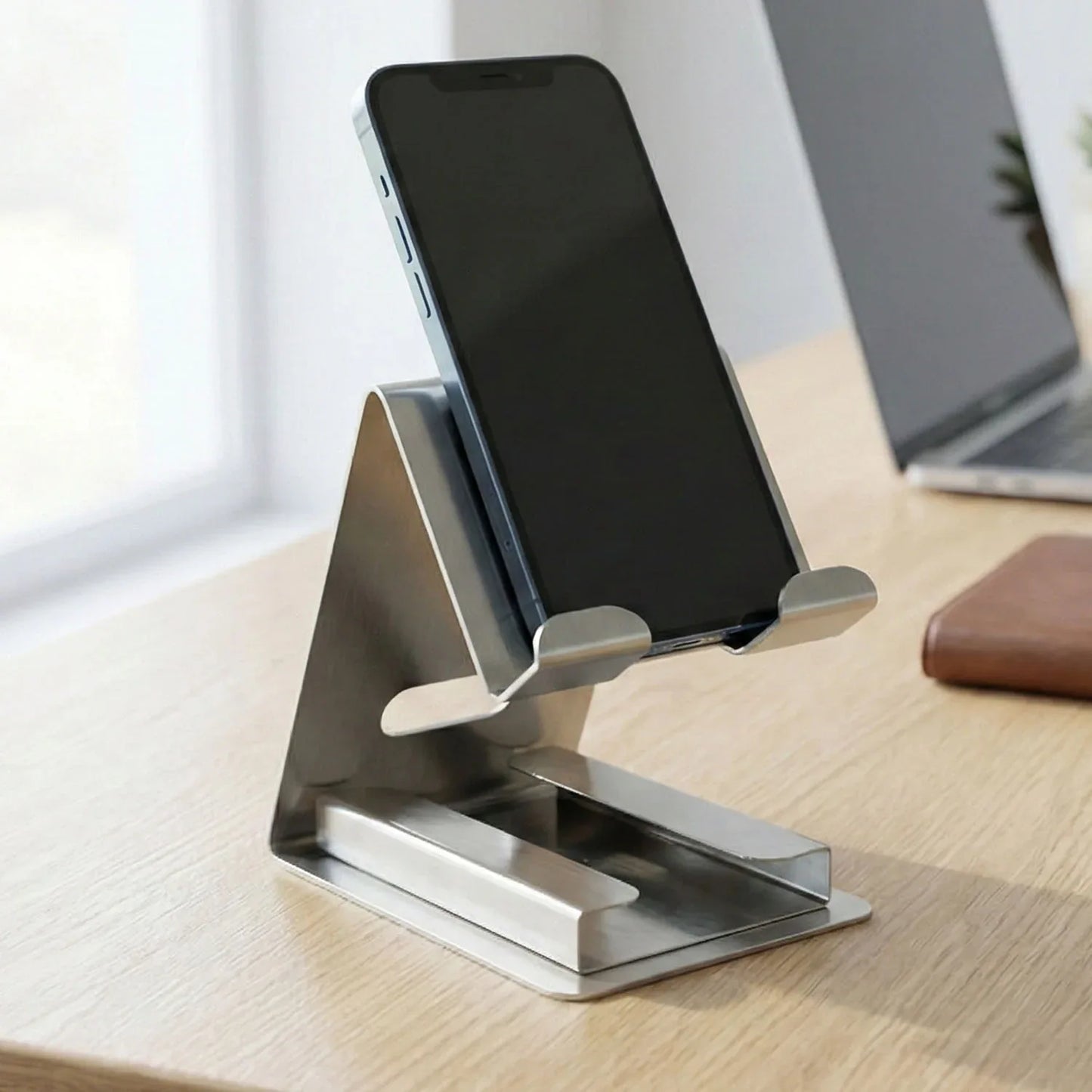 Premium Big Desktop Mobile Phone Stand Holder For Smartphones (1 Pc) - Zidbik