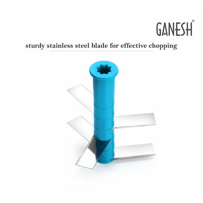 8107 Ganesh Master Chopper With 5 Stainless Steel Blades Xl Large Jumbo Chopper (900 Ml) - Zidbik