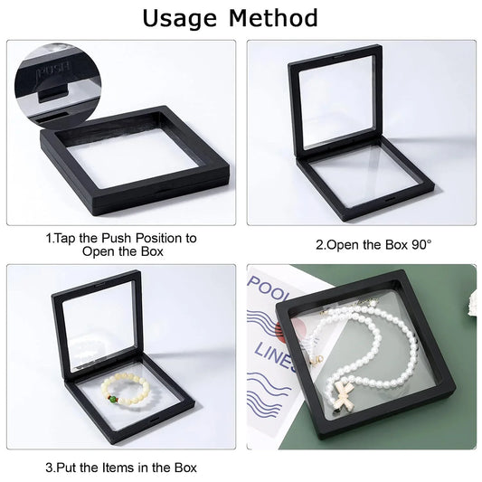 Transparent Jewellery Display Box (11x11 Cm 1 Pc) - Zidbik