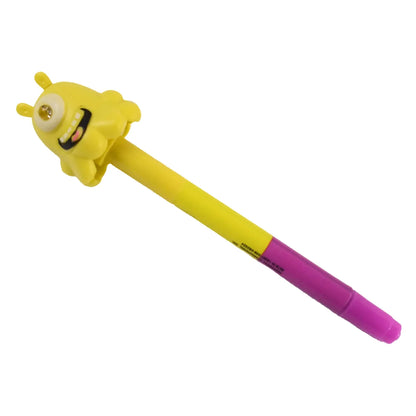 3-in-1 Ball Pen With Marker And Light Versatile Writing Tool (1 Pc) - Zidbik