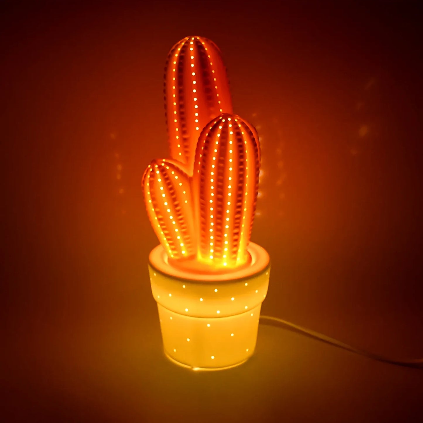 Ceramic Table Lamp Big Desk Lamp (1 Pc) - Zidbik