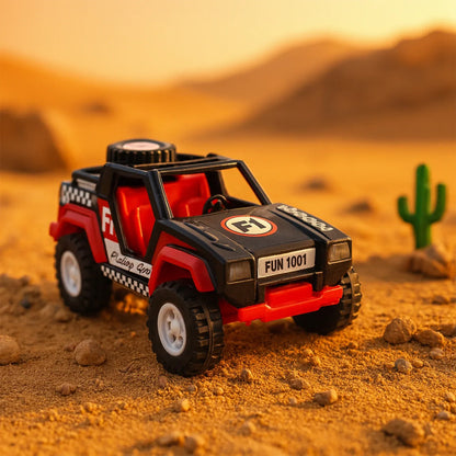 Funwoods Free-wheel Racing Jeep Toy Car - (1 Pc) - Zidbik