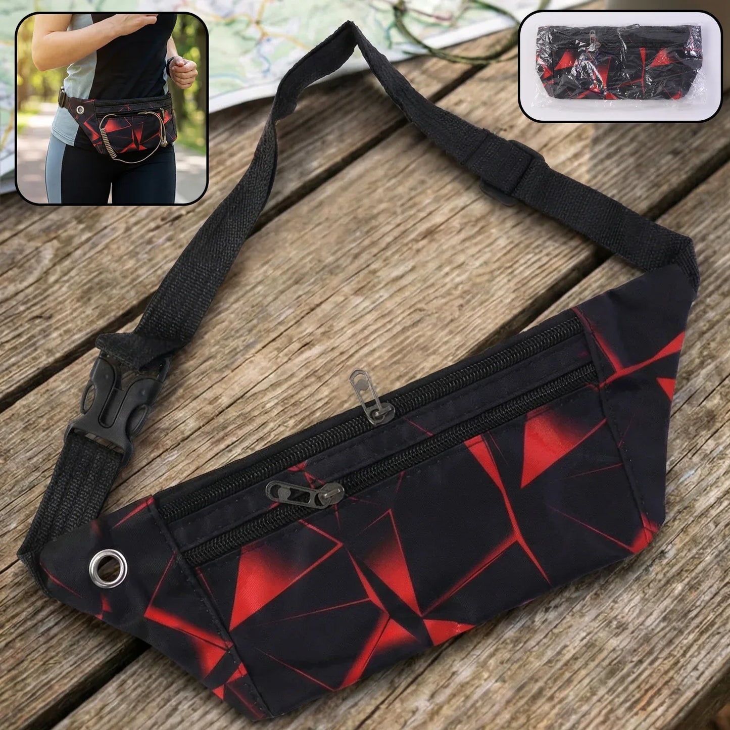 Adjustable Sports Waist Pouch (1 Pc) - Zidbik